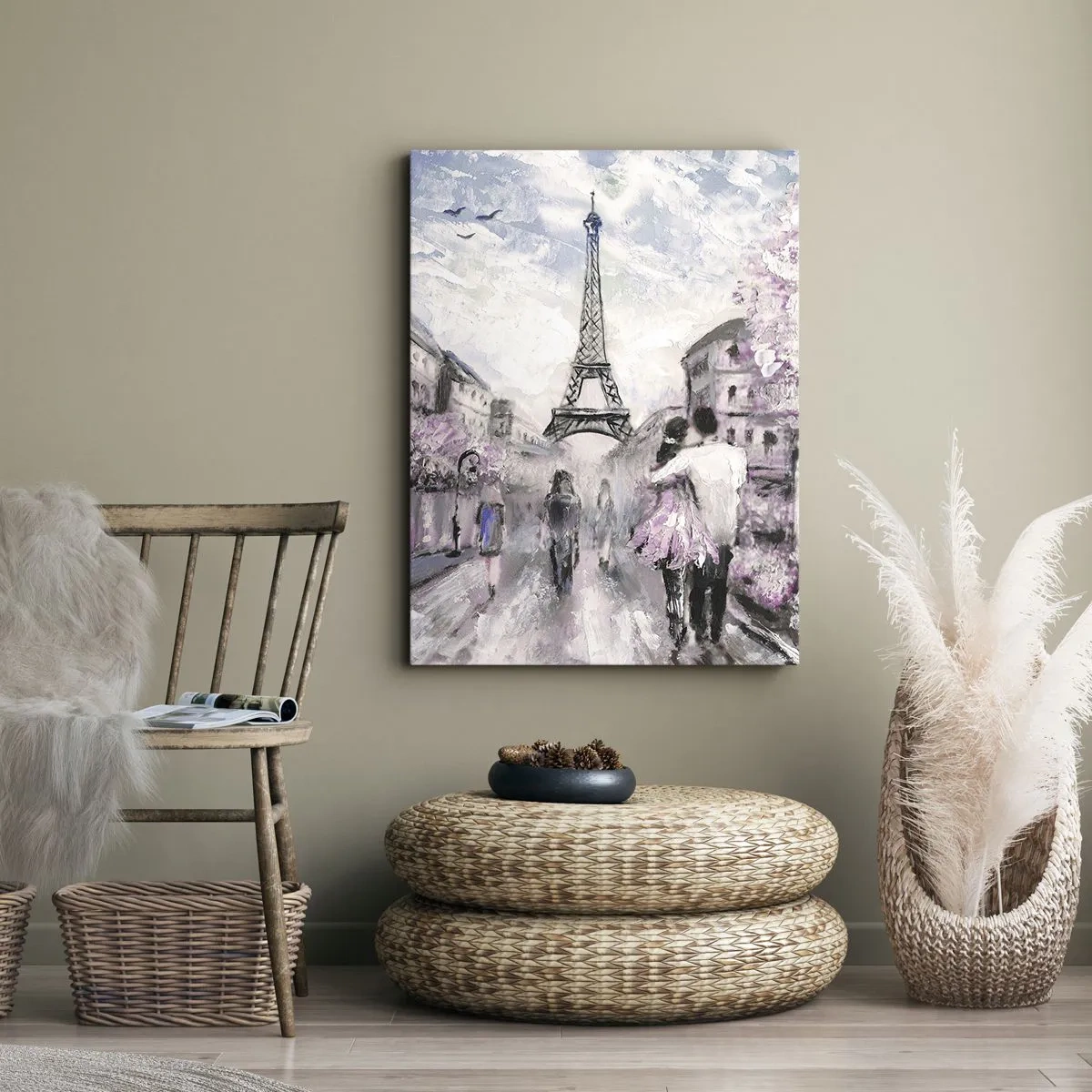 Bild auf Leinwand - Leinwandbild - Wie man sich verlieben kann, ist nur in ... - 45x80 cm