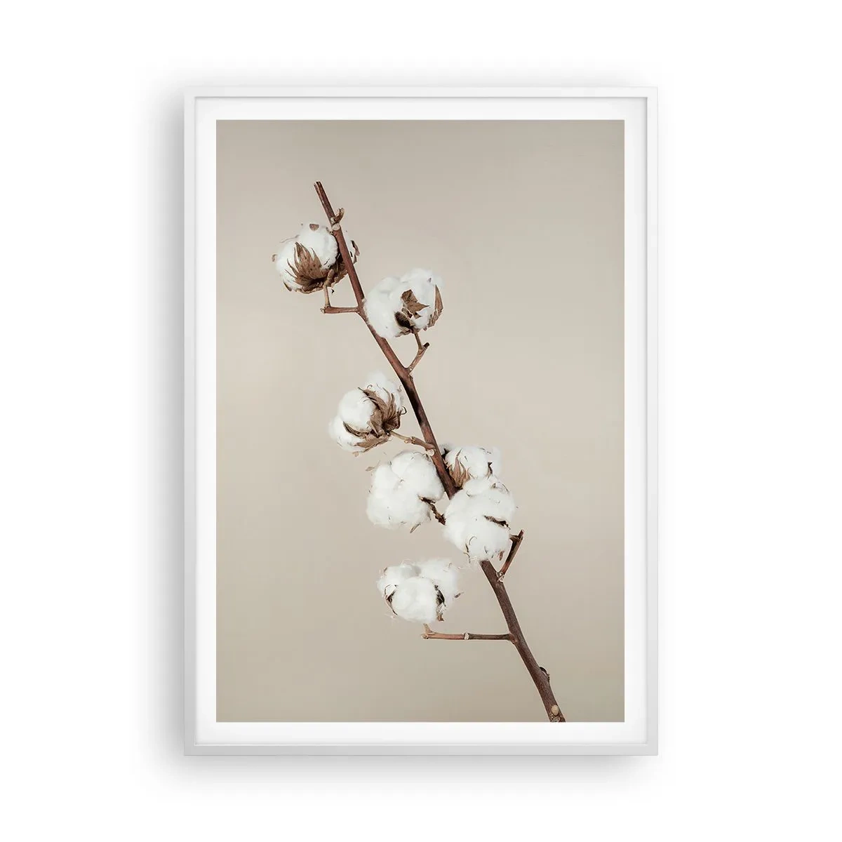 Poster in einem weißen Rahmen - An der Quelle der Weichheit - 70x100 cm