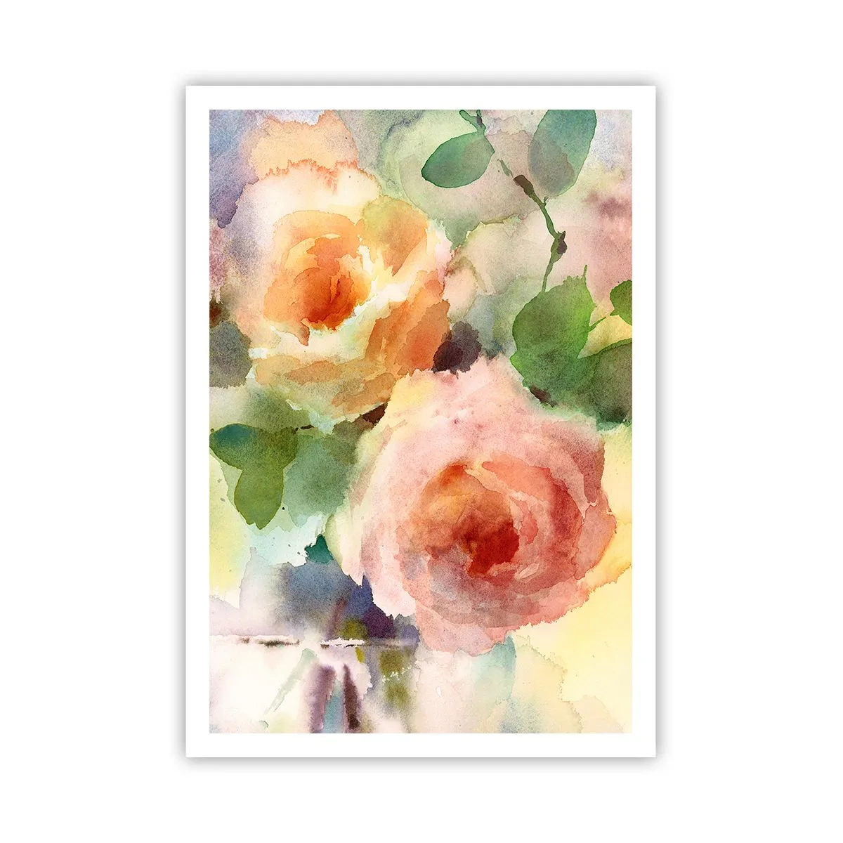Poster - Zart wie Aquarell - 70x100 cm