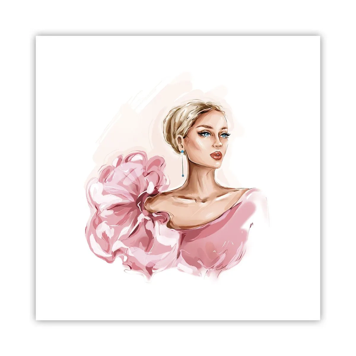 Poster - Wie gemalt ... - 40x40 cm