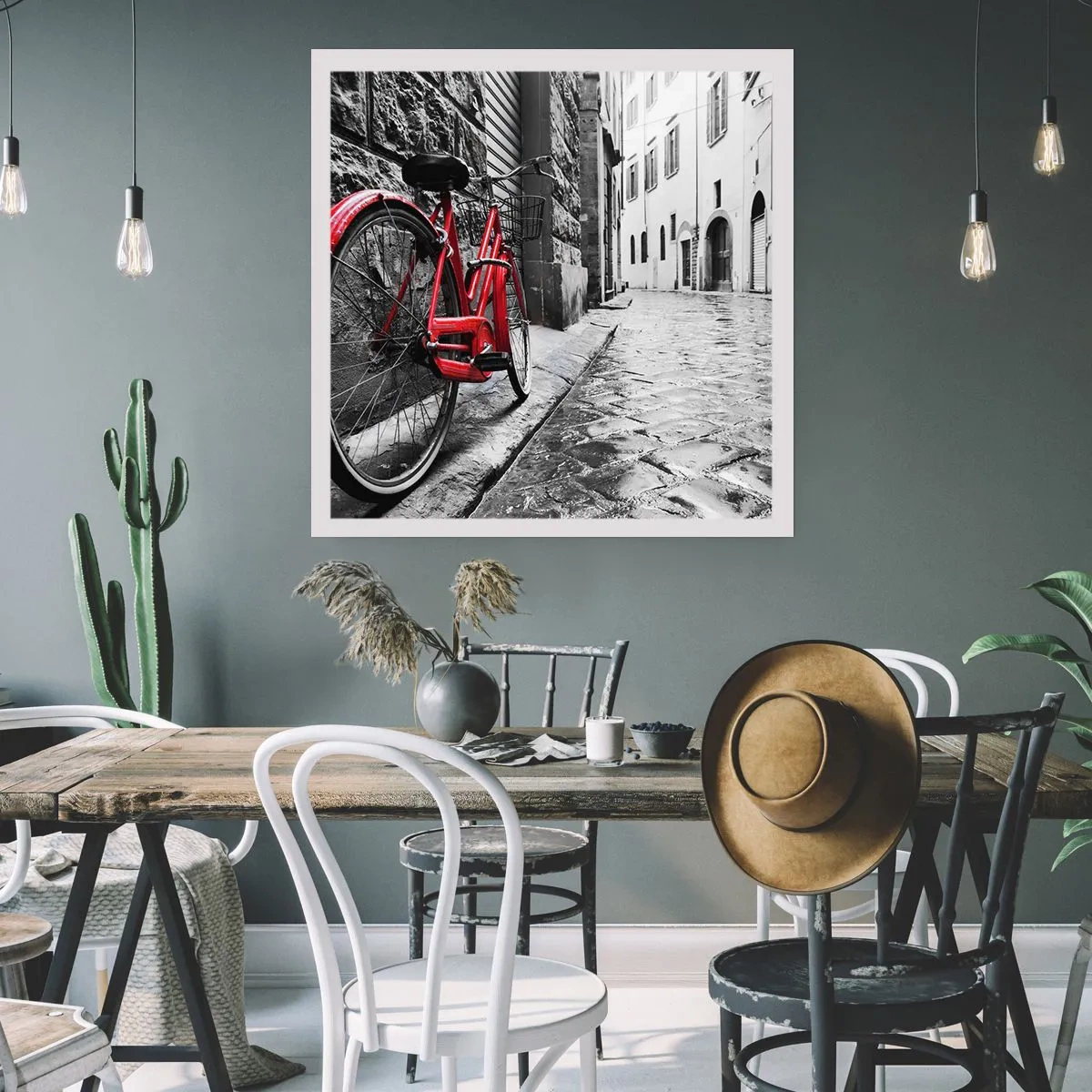 Poster - Wahre Schönheit wird nicht alt - 50x50 cm