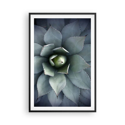 Poster in einem schwarzem Rahmen - Es lockt an und warnt - 61x91 cm