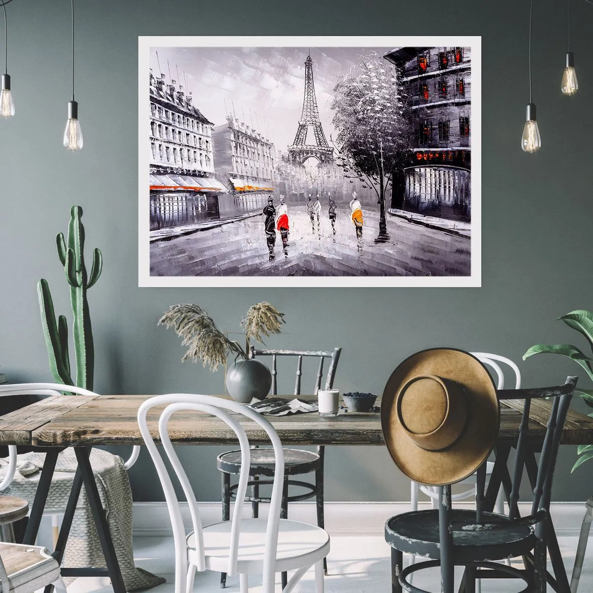 Poster - Pariser Spaziergang - 50x40 cm