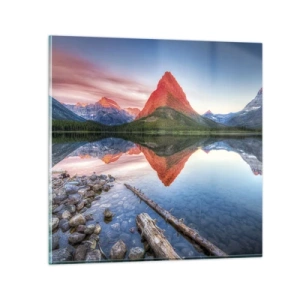 Glasbild - Bild auf glas - Hitze und Kälte - 30x30 cm