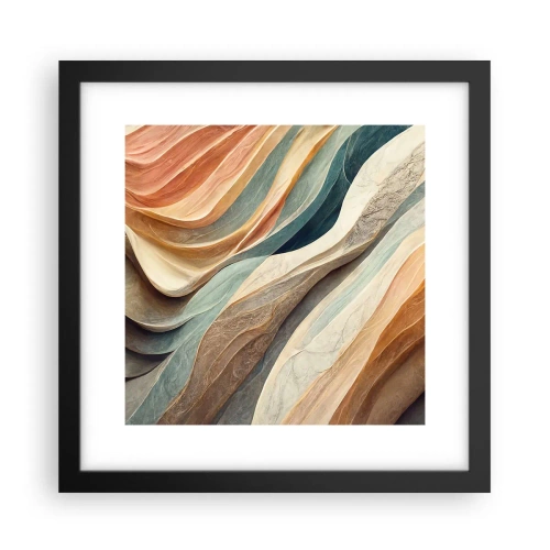 Poster in einem schwarzem Rahmen - Moment vor der Veränderung - 30x30 cm