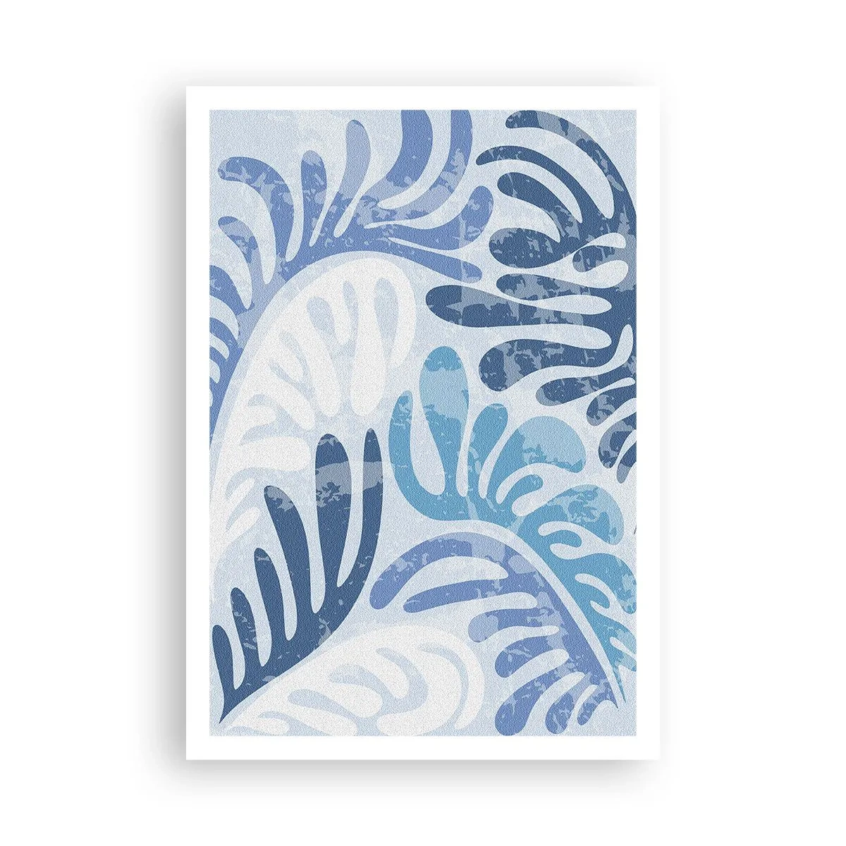 Poster - Blaue Farne - 70x100 cm