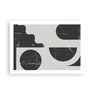 Poster - Komposition oben und unten - 70x50 cm