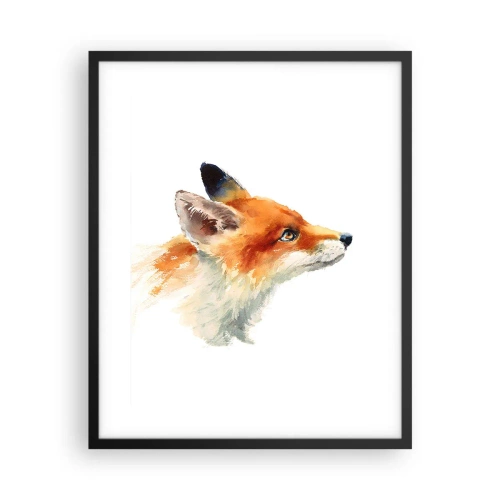 Poster in einem schwarzem Rahmen - Man kann nie vorsichtig genug sein - 40x50 cm