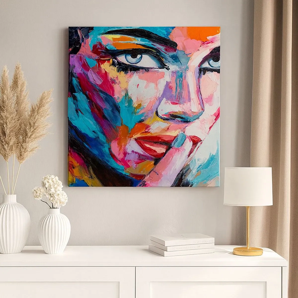 Bild auf Leinwand - Leinwandbild - Unser erstes Geheimnis - 30x30 cm