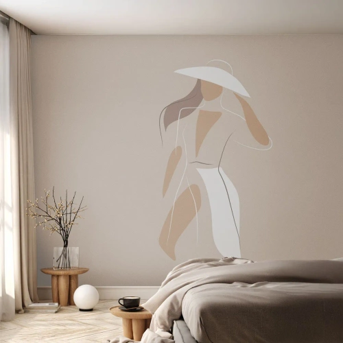 Selbstklebende Fototapete Deluxe Sticker - Mode macht Spaß - Frau, Grafik, Mode - 450x315 cm