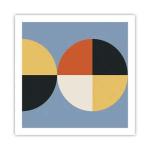 Poster - Beobachte und zähle - 60x60 cm