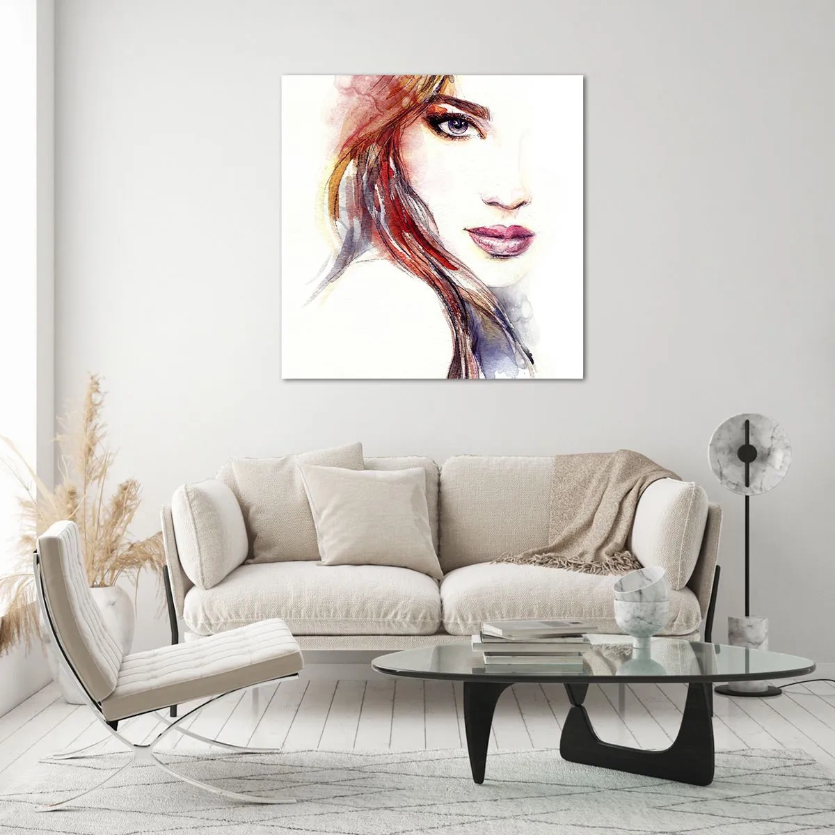 Glasbild - Bild auf glas - Vademecum - folge mir - 50x50 cm