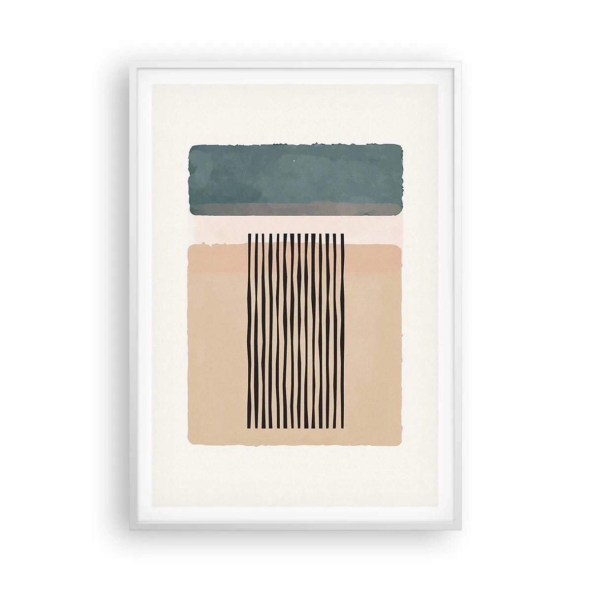 Poster in einem weißen Rahmen - Alles ist in Ordnung - 70x100 cm