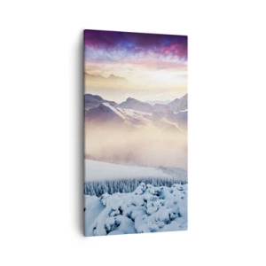 Bild auf Leinwand - Leinwandbild - Die Kraft und Reinheit der Natur - 45x80 cm