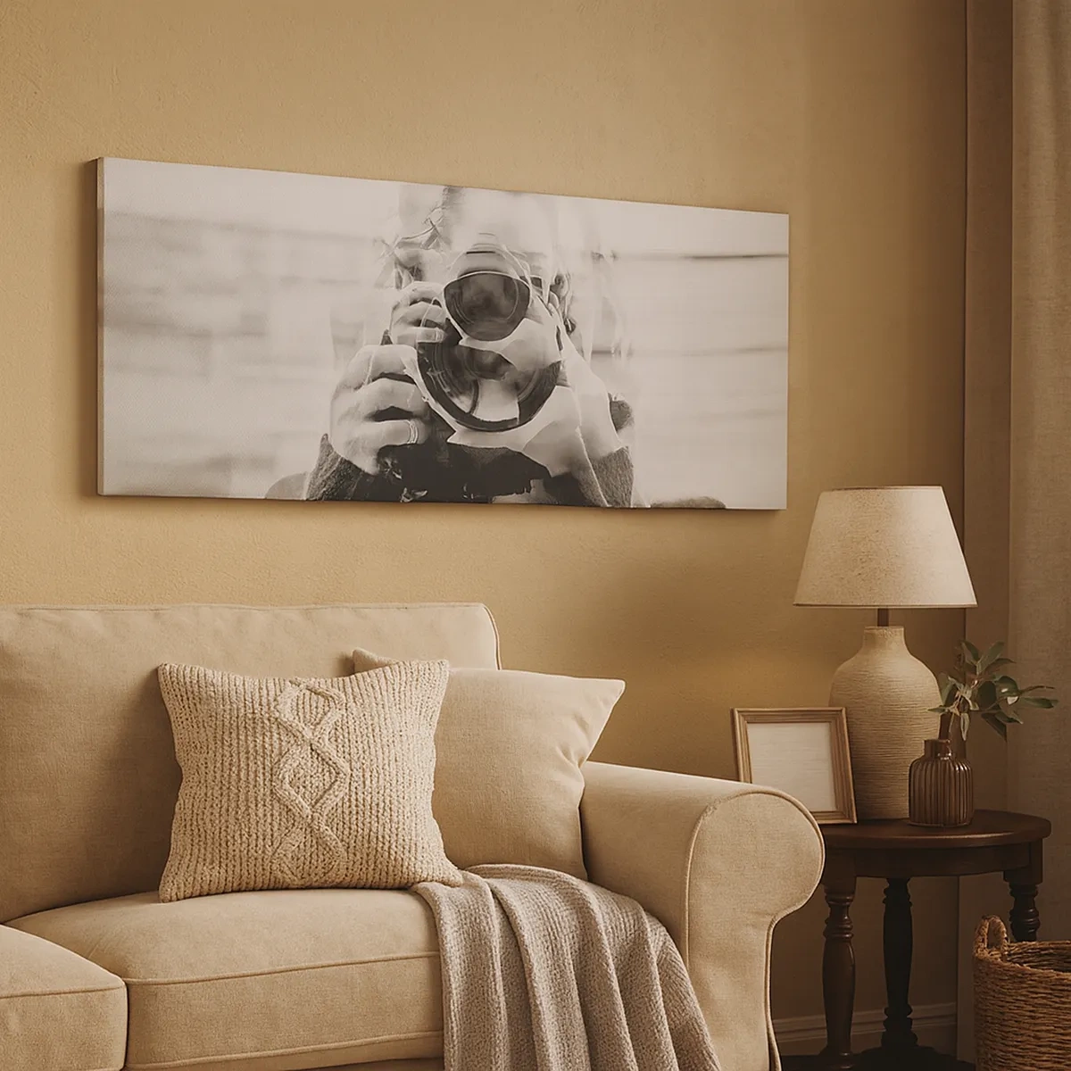 Bild auf Leinwand - Leinwandbild - Schöpfer und Material - 30x30 cm