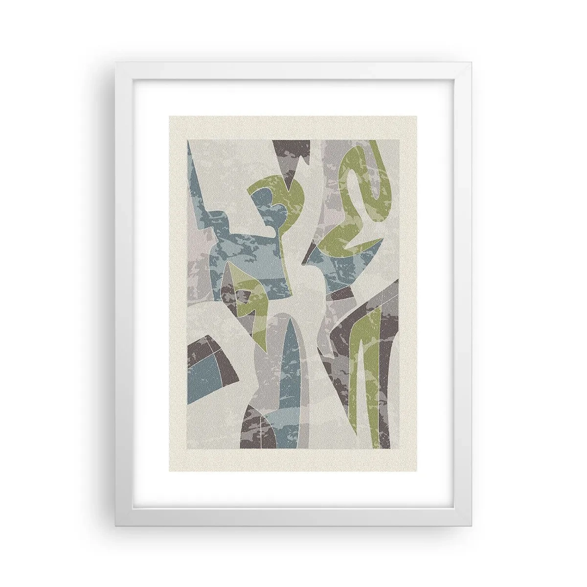 Poster in einem weißen Rahmen - Komposition hinter dem Glas - 30x40 cm