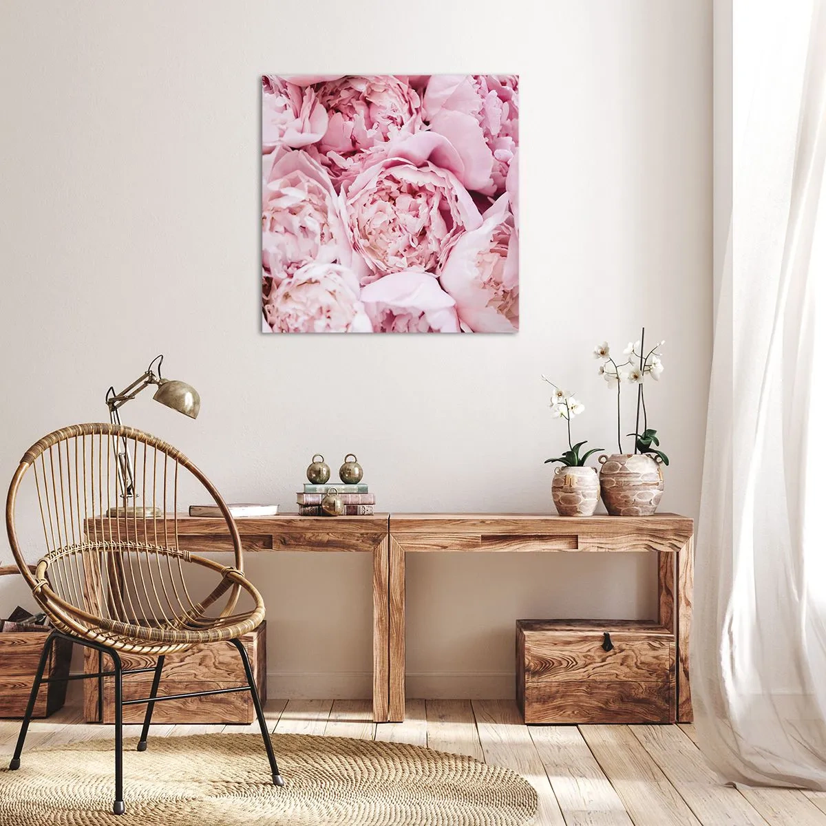 Bild auf Leinwand - Leinwandbild - Anschmiegsam und duftend - 70x70 cm