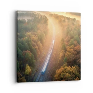 Bild auf Leinwand - Leinwandbild - Herbstreise - 40x40 cm