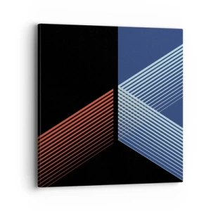 Bild auf Leinwand - Leinwandbild - Eine einfache Geschichte - 40x40 cm