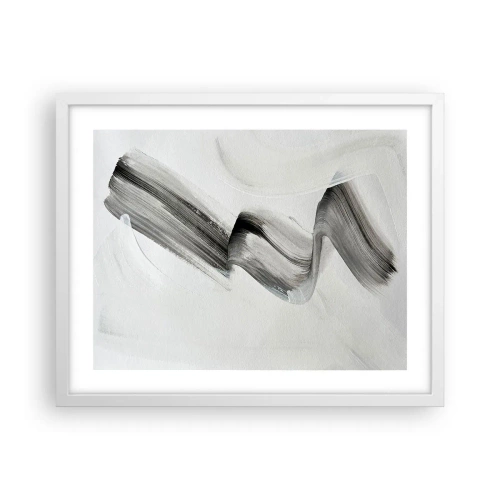 Poster in einem weißen Rahmen - Lässig zum Spaß - 50x40 cm