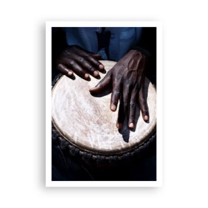 Poster - Lebe in deinem eigenen Rhythmus - 70x100 cm