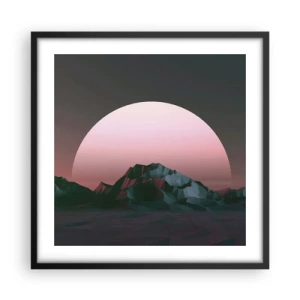 Poster in einem schwarzem Rahmen - In einer Nachbargalaxie - 50x50 cm