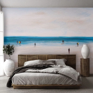 Fototapete Standard Eco - Natürliches Bedürfnis - Strand, Menschen, Minimalismus - 250x175 cm