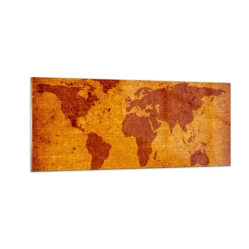 Glasbild - Bild auf glas - Eine Einladung zum Reisen - 100x40 cm