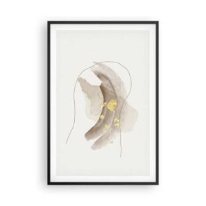 Poster in einem schwarzem Rahmen - Im Weltraum begegnet - 61x91 cm