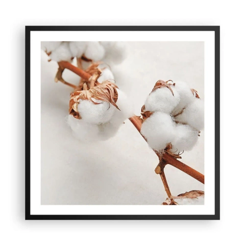 Poster in einem schwarzem Rahmen - Nur umarmen - 60x60 cm