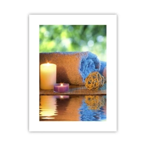 Poster - Zeit für den Körper - 30x40 cm