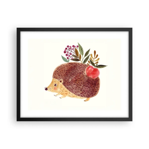 Poster in einem schwarzem Rahmen - Und dann magst du mich schon - 50x40 cm