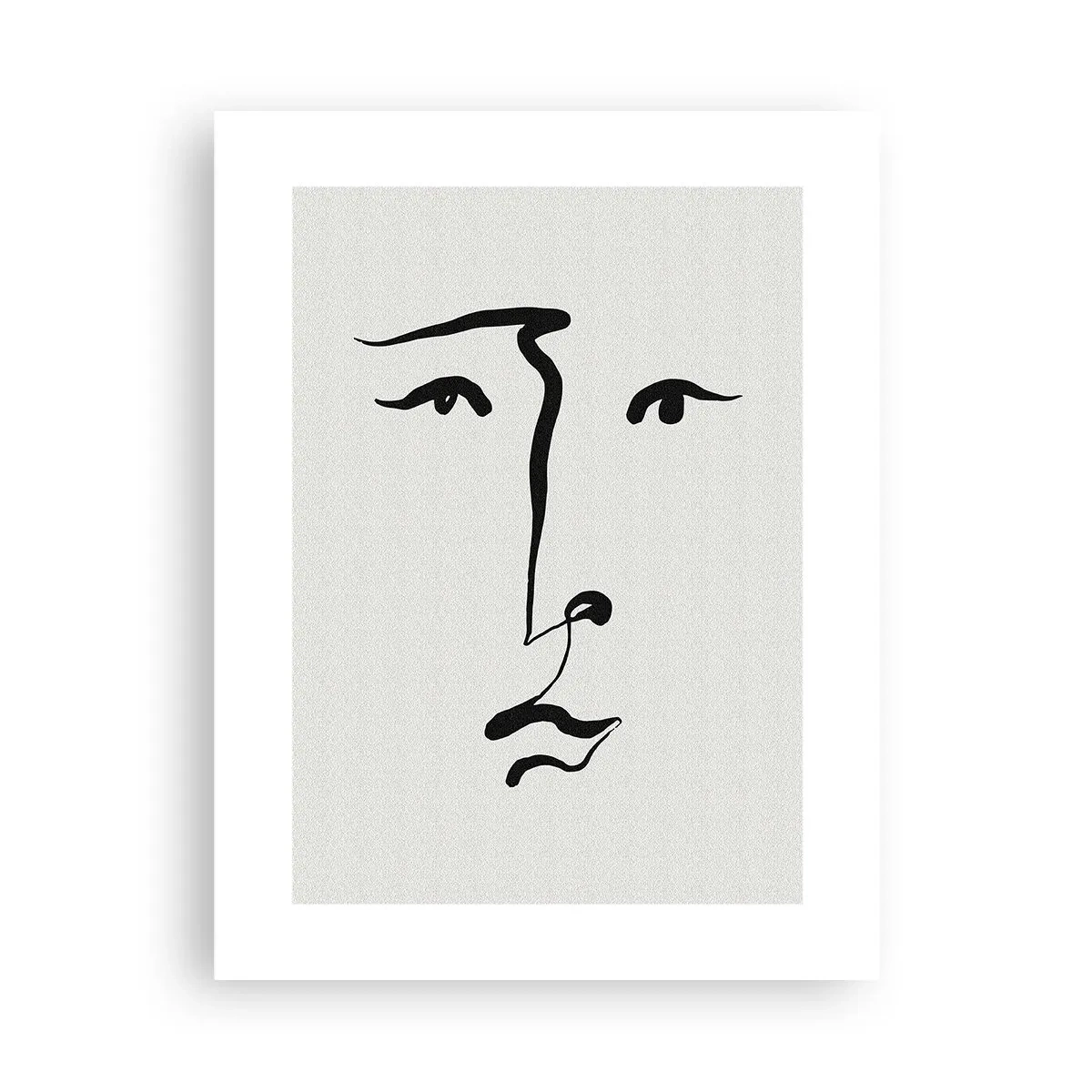 Poster - Porträt mit einer Zeile - 30x40 cm