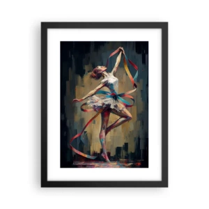Poster in einem schwarzem Rahmen - Bandtanz - 30x40 cm