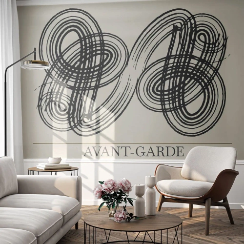 Selbstklebende Fototapete Deluxe Sticker - Es kam spontan heraus - Minimalismus, skandinavisch, Schreiben - 250x175 cm