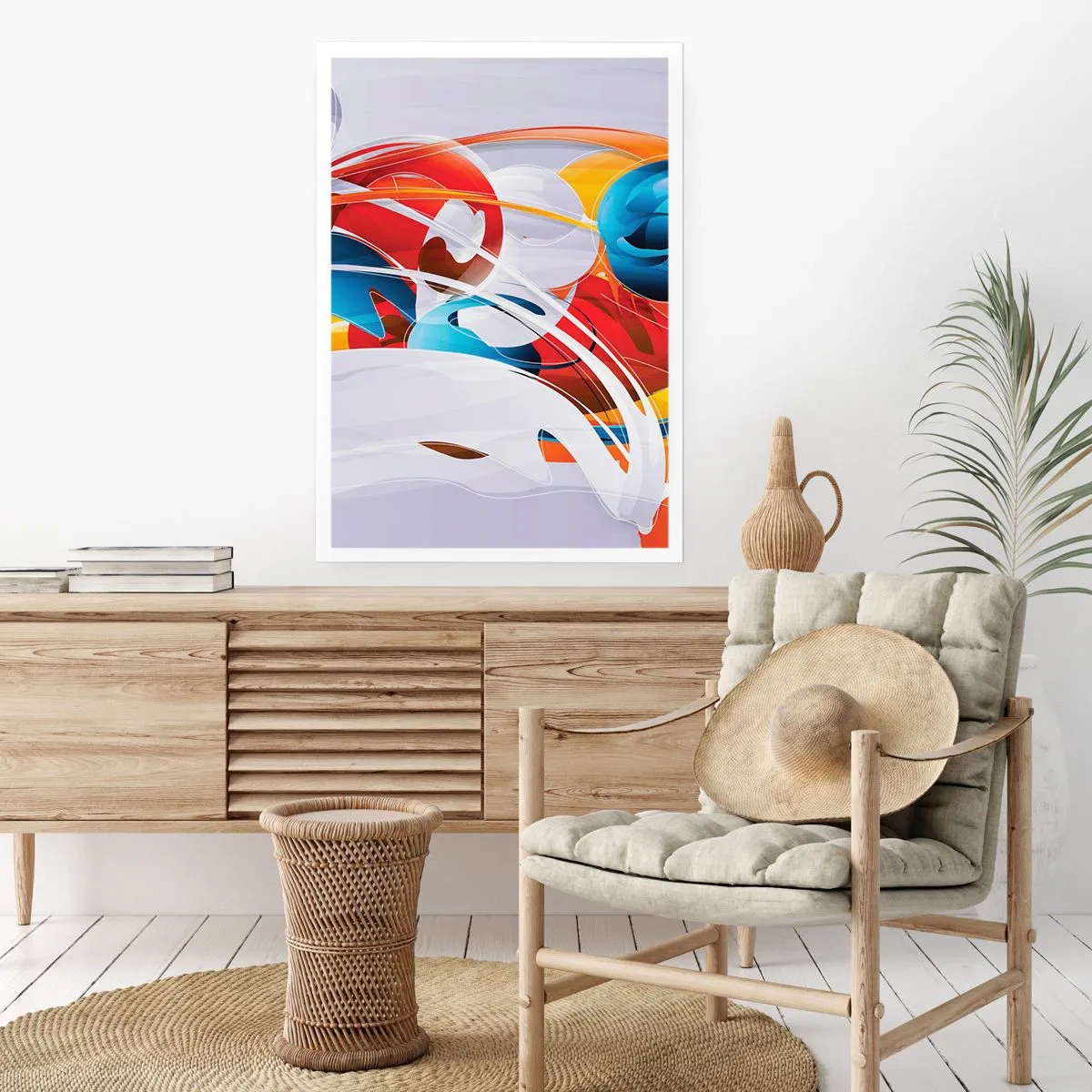 Poster - Der Tanz der Elemente - 70x100 cm