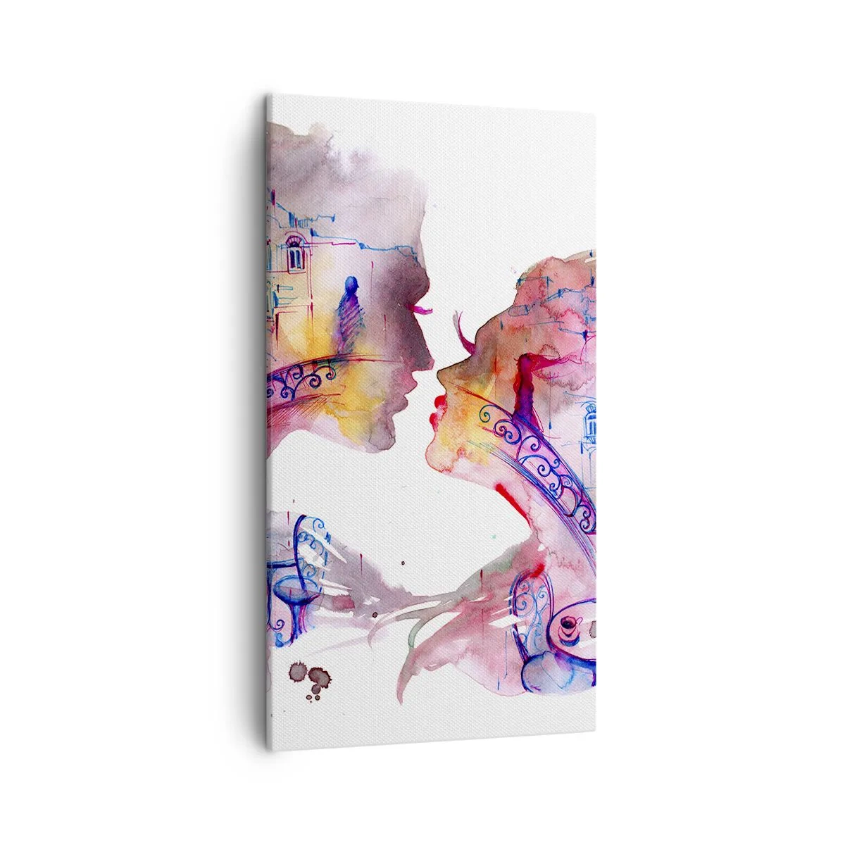 Bild auf Leinwand - Leinwandbild - Die geheime Seufzerbrücke - 45x80 cm