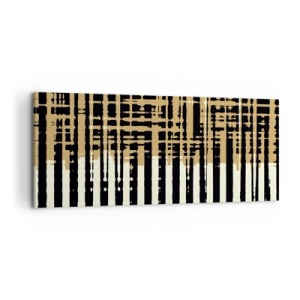 Bild auf Leinwand - Leinwandbild - Architektonische Abstraktion - 100x40 cm