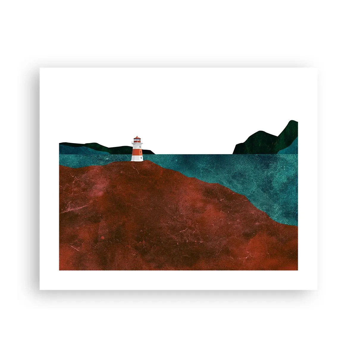 Poster - Aufs Meer starren - 50x40 cm