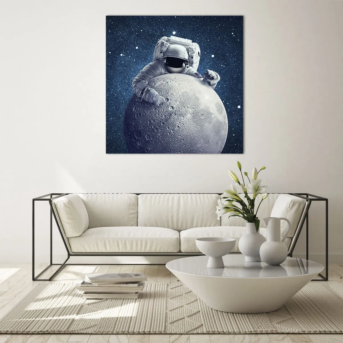 Glasbild - Bild auf glas - Weltraumjoker - 50x50 cm