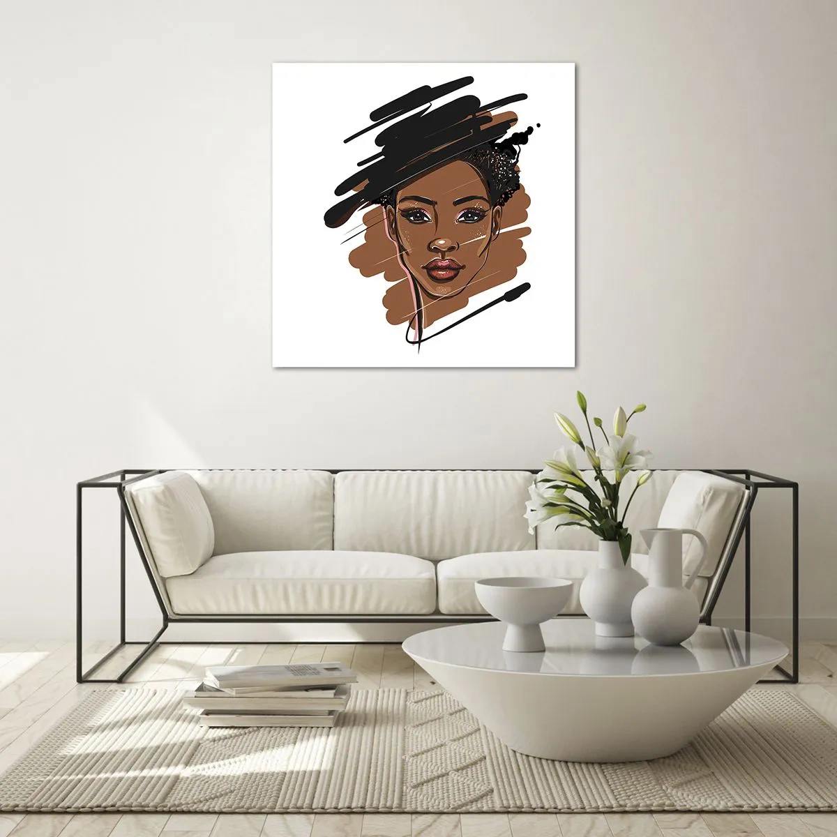 Glasbild - Bild auf glas - Süß wie Schokolade - 50x50 cm