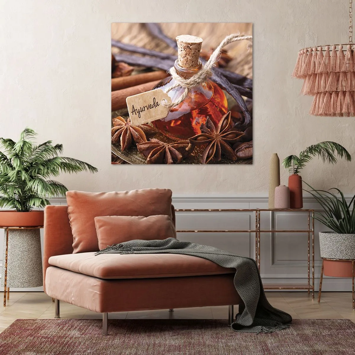 Bild auf Leinwand - Leinwandbild - Zur Einheit von Körper und Geist - 70x70 cm