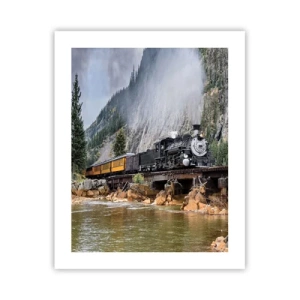 Poster - Wo willst du hin? Wohin? - 40x50 cm