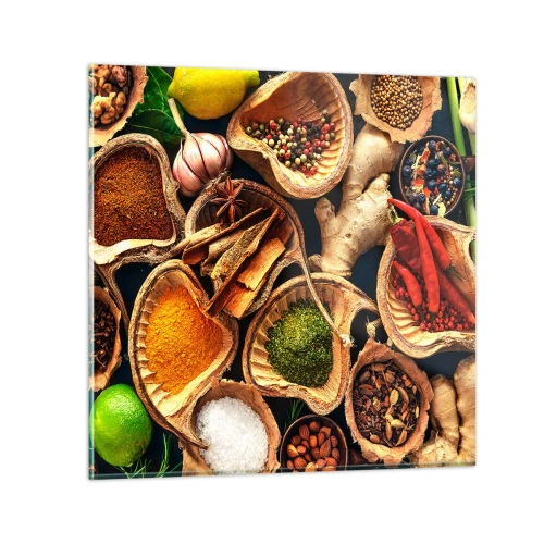 Glasbild - Bild auf glas - Nimm was du willst - 70x70 cm