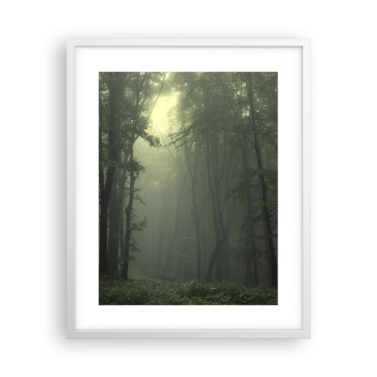 Poster in einem weißen Rahmen - Bevor er aufwacht - 40x50 cm
