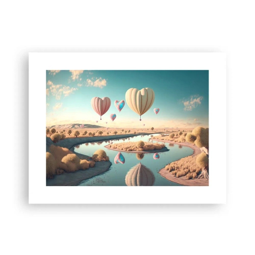Poster - Dank Liebe steigt man auf - 40x30 cm