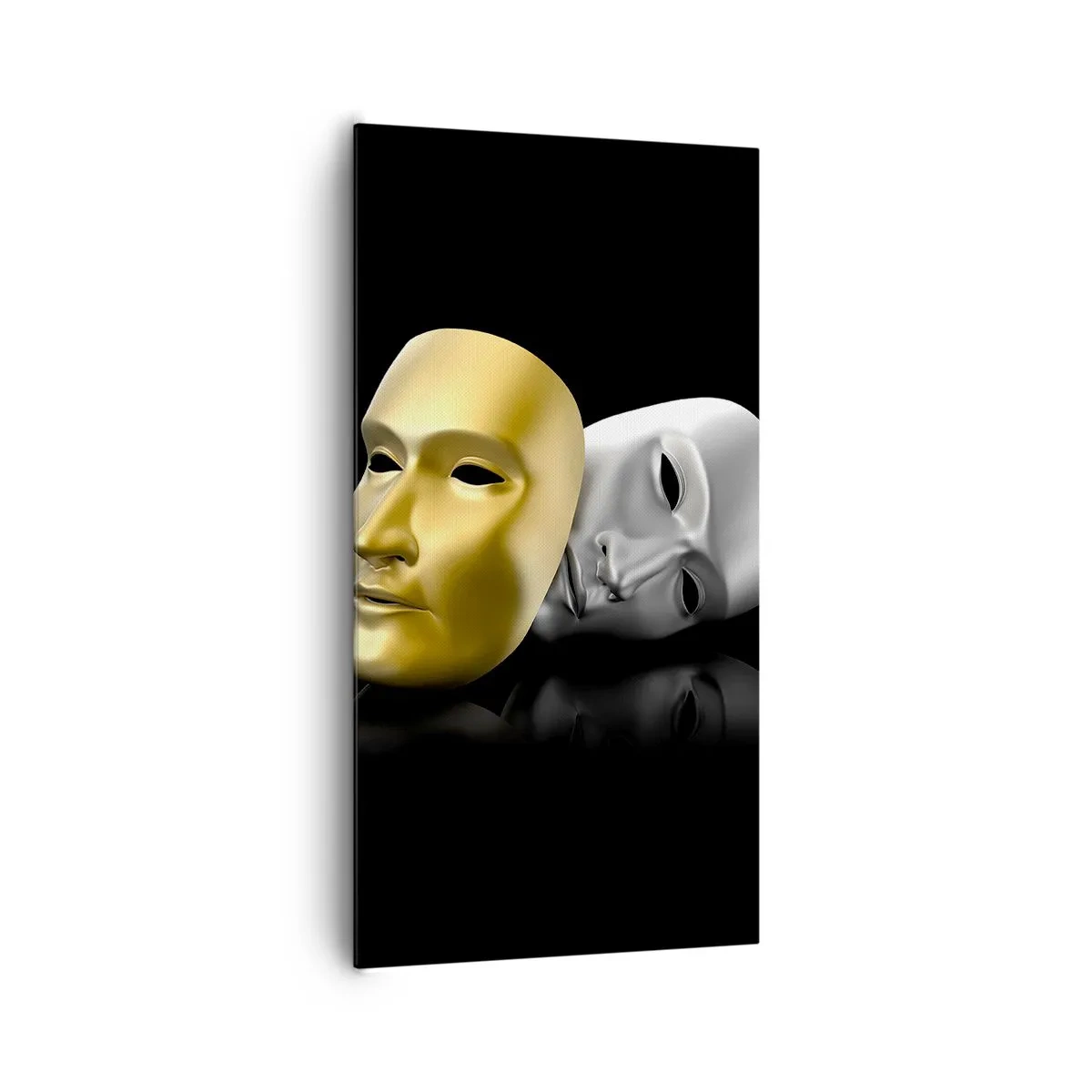 Bild auf Leinwand - Leinwandbild - Das Leben ist wie ein Theater - 65x120 cm