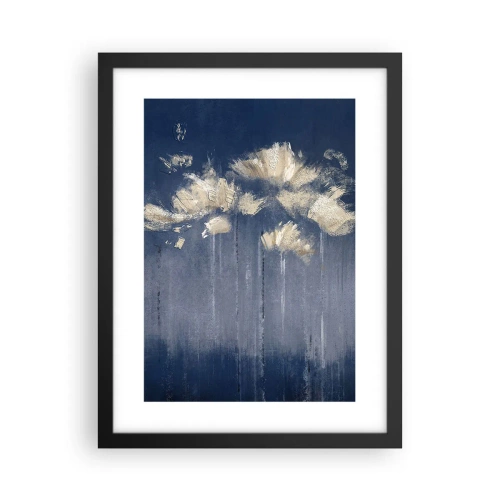 Poster in einem schwarzem Rahmen - Wie Blütenblätter im Wind - 30x40 cm
