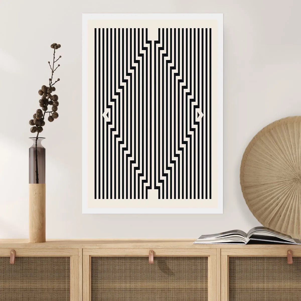 Poster - Geometrische Illusion - 40x50 cm