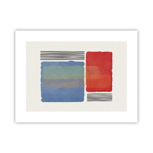 Poster - Der Geist und der Buchstabe der Geometrie - 40x30 cm